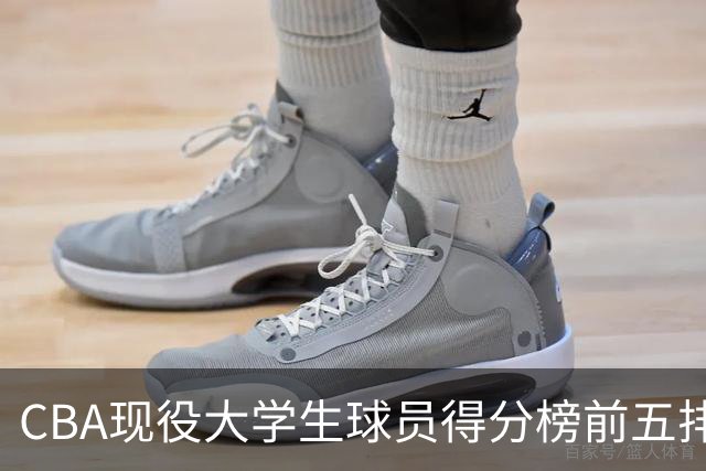CBA现役大学生球员得分榜前五排名